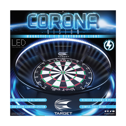 Target CORONA Vision LED Dartboard Lighting System