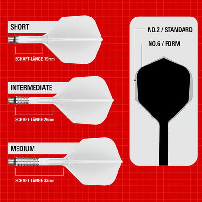 3er Set Target K-Shift | 4-Seiten Gravur (Text, Logo, Motiv)