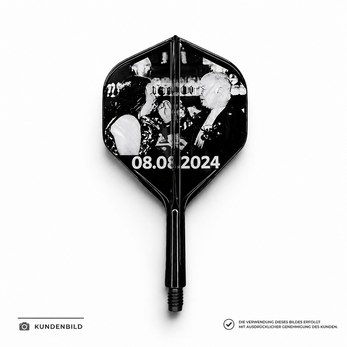 3er Set Target K-Flex | 4-Seiten Gravur (Text, Logo, Motiv)