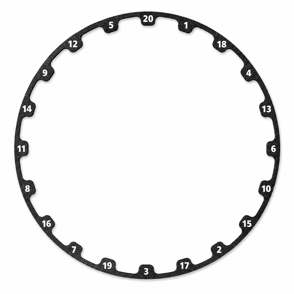 Zahlenring für Steeldartscheiben