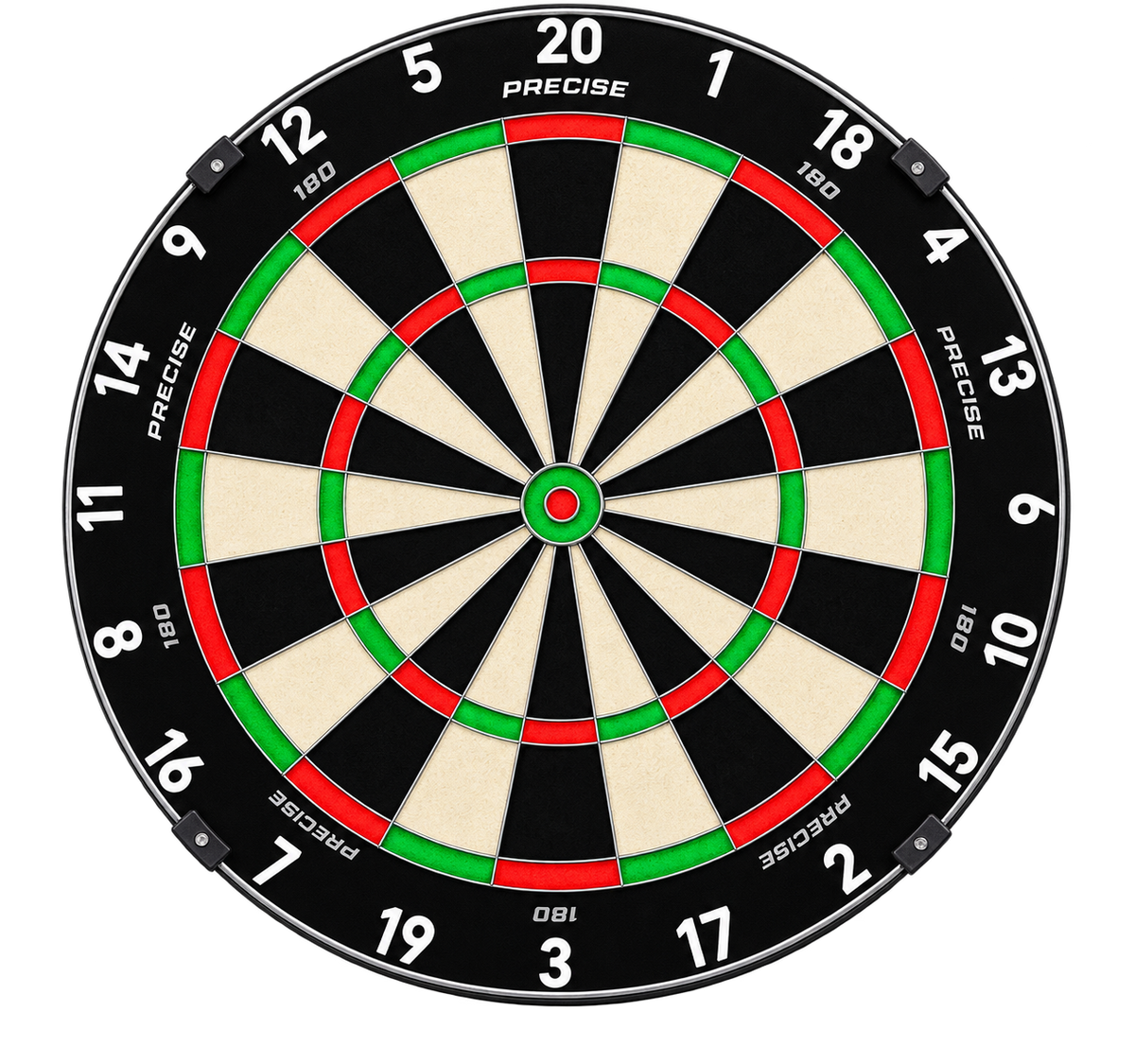 Precise180 Endorphine Steeldartboard Classic White
