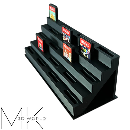 Spielehalter für 18 Nintendo Switch Spiele – Kompatibel mit Switch & Switch 2 Modulen