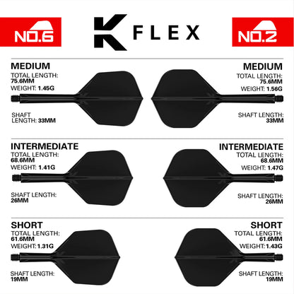 3er Set Target K-Flex | 4-Seiten Gravur (Text, Logo, Motiv)